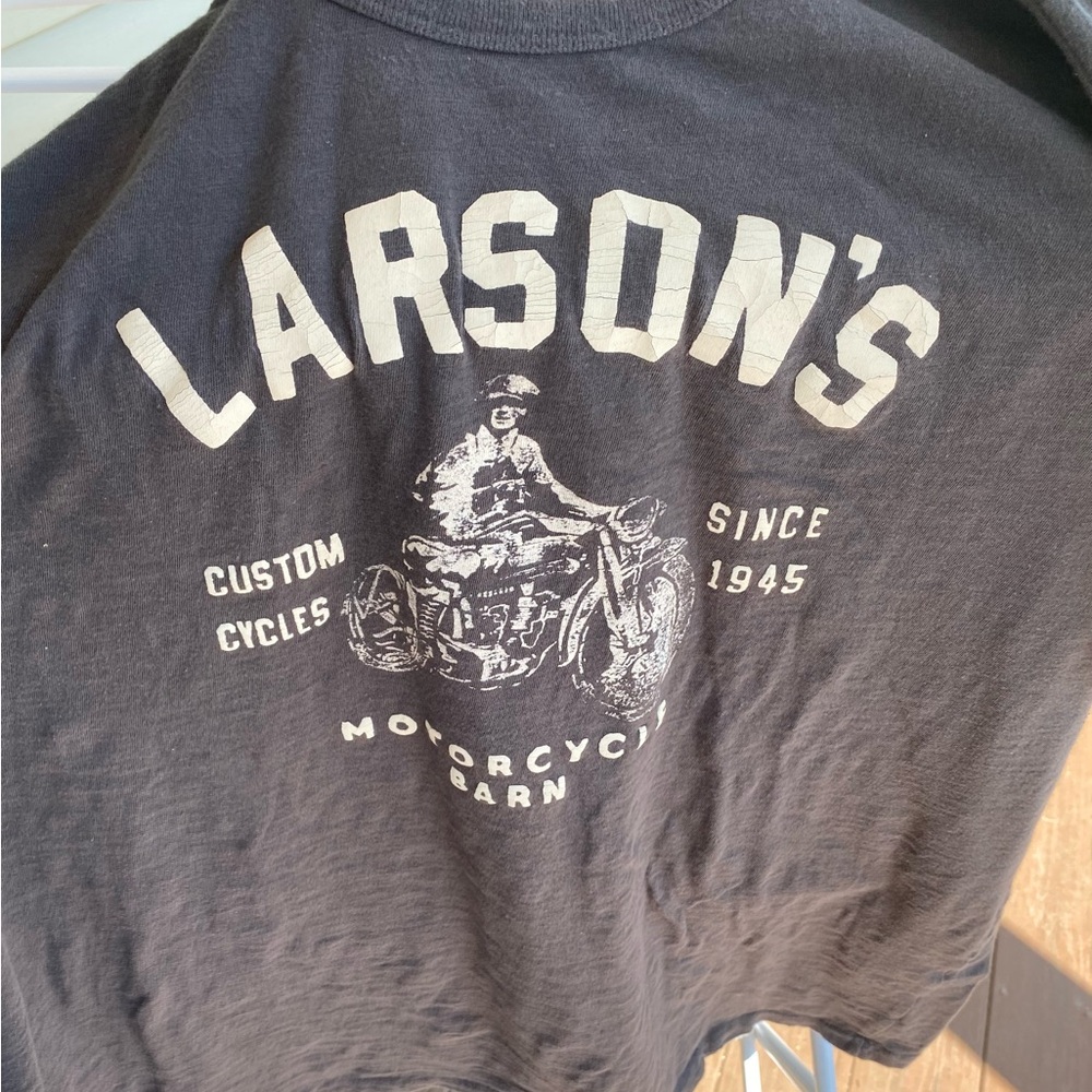 Men’s 2XL Lucky Brand Tshirt with motorcycle print